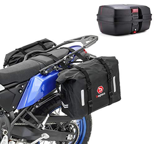 Set Satteltaschen WP8 + Topcase TP8 45L für Yamaha FZ6 / Fazer / S2