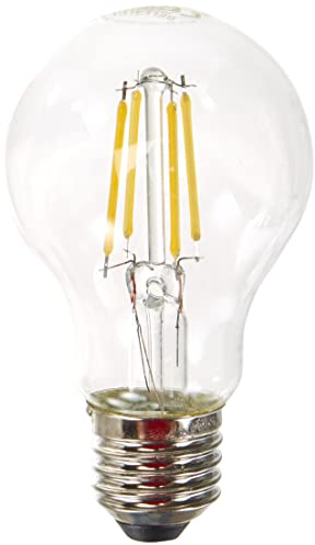 BELLALUX LED-Lampe, Sockel E27, Kaltweiß (4000K), Klares Filament, Birnenform, Ersatz für herkömmliche 40W-Glühbirne, 1er-Pack