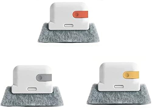 Outil De Nettoyage De Rainure 2-En-1,3pcs Brosse De Nettoyage Multifonctionnelle CréAtive Pour Rainure De FenêTre, Brosse De Nettoyage De Piste De Porte Pour FenêTre à Main Pour Nettoyer Les FenêTres