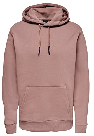 Only & Sons Onsceres Life Hoodie Sweat Noos Felpa con Cappuccio, Uomo, Marrone (Burlwood), XS