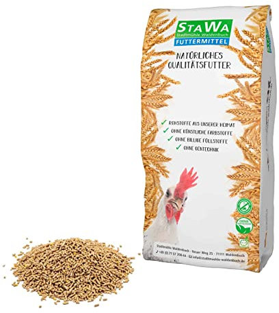 STAWA Hühnerfutter Alleinfutter, 2 mm Pellets, ohne Gentechnik, 5 kg