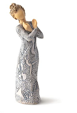 Willow Tree Music Speaks (hellere Haut), geformte, handbemalte Figur