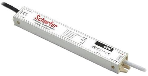 Scharfer DC Gleichspannungs Trafo 60W 24V IP67 Vorschaltgerät für LED Leuchtmittel Profi Netzgerät