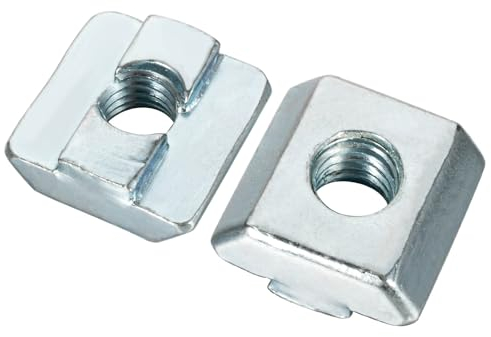25 Stück Nutensteine M8 Nu t8 für Alu-Profil 40x40mm,Kohlenstoffstahl verzinkt