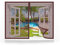 Zanzariera Magnetica Finestra 150 x 175 cm, Mesh Magnetico, Easy to Install per Tutte Le Taglie Finestra o Porte, Marrone