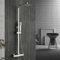 OCEAN ITALY Soffione Doccia Moderno con Miscelatore Termostatico, Saliscendi Doccia con Soffione in Acciaio Inox, Set Doccia Termostatica con Tubo Flessibile, Antiscottatura