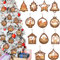 Weihnachtsschmuck aus Holz, Krippe, Ornamente, Jesus, Weihnachtsbaum, hängende christliche Religion, Bibel, Winterurlaub, 3D, Innen- und Außenbereich, Dekoration, Krippe, Andenken (24 Stück)