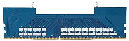 Garsent DDR4 SO DIMM auf Desktop-DIMM-Speicher RAM-Anschluss-Adapterkarte 260 auf 288, Leicht und Langlebig, Überstromschutz-Design, Tragbar