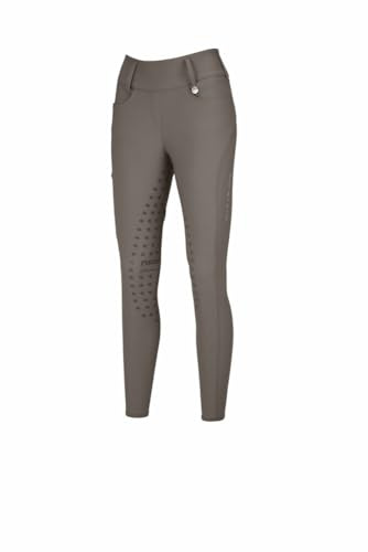 Pikeur Damen Reitleggings Fullgrip Siebdruck Taupe Athleisure : 32 | Farbe: taupe , Größe: 32