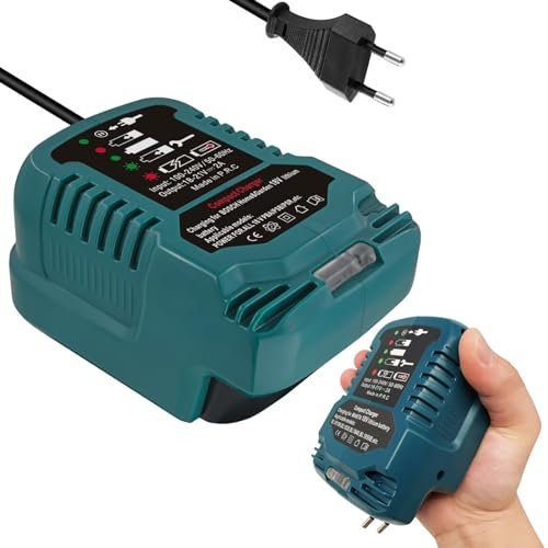 für Bosch 18V PBA Akku Ersatz Ladegerät,Tragbares Mini-Schnellladegerät,DIY Batterie Ladegerät Adapter(Nur für 18V Batterie)
