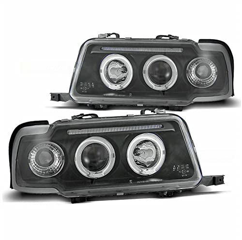 Angel Eyes Scheinwerfer Set in schwarz für AUDI 80 B4 09.1991-04.1996