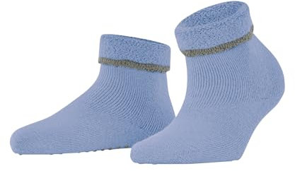 ESPRIT Damen Stoppersocken Cozy W Hp Wolle rutschhemmende Noppen 1 Paar, Blau Cloud 6293, 39/42 EU