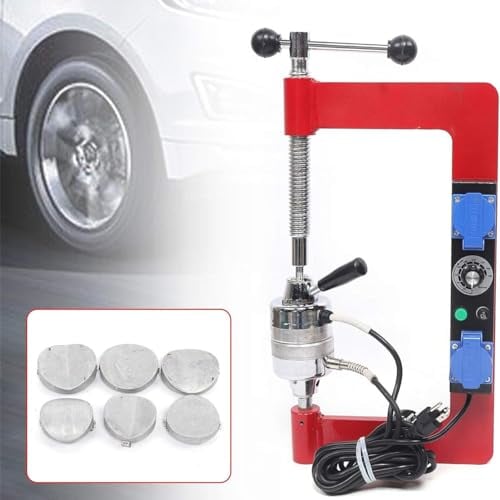 CYMYYDS Auto-Reifenvulkanisator, Reifenvulkanisiermaschine, Reifenheizungs-Reparaturmaschine mit 8 Formen, Vulkanisier-Garagenausrüstung, konstante Temperatur von 150 ℃ - 180 ℃ für PKW und LKW
