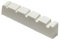 Guitar Anatomy 5-String Graphite Compound Nut for Bass Guitars – 45mm (White)