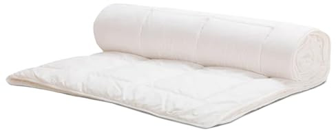 Lancashire Textiles Double Size Australian Wool Duvet - 10.5 Tog Year-Round Comfort | Hypoallergenic, Dust Mite Resistant | Hotel-Grade Bedding | Premium Cotton Percale Cover 200 X 200 Cm Duvet Insert