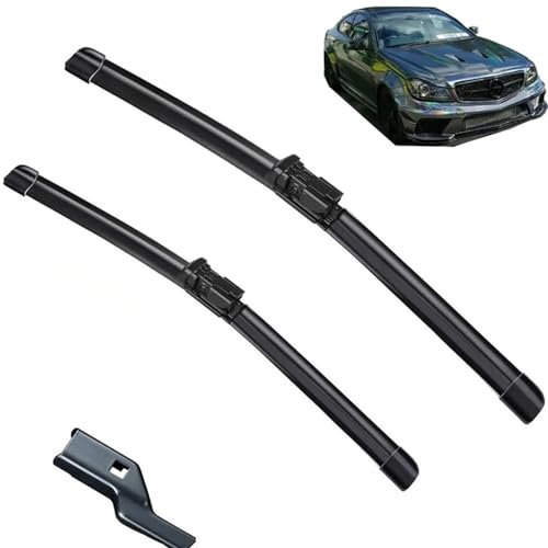 Generisch Wischerblätter vorne, für Mercedes-Benz C-Klasse W204 2013-2014, Windschutzscheiben-Fensterbürsten 24+24;