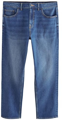 NEXT Herren Straight Fit Stretch-Jeans Blue Authentic Numeric_32