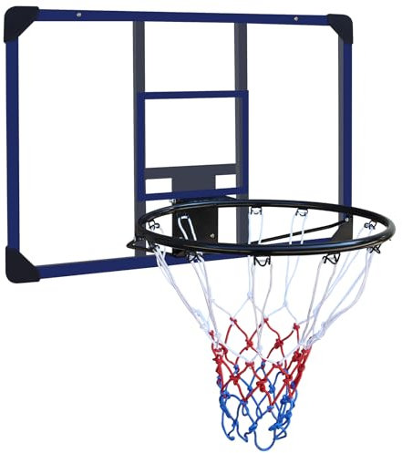 FUNJEPE Wall-Mounted Basketball Hoop, 35 x 24 （89cm*60cm）shatterproof Back, Folding Hoop, Durable Hoop and All-Weather net for Indoor and Outdoor use