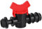 SHIOFRCN 1pc Garten Rohr Bypass Bewässerung Wasser Ventil 13/16/20mm Bewässerung Schlauch Wasserhahn Anschluss Steuerung Schalter PE PVC Schlauch Fugen(Black-1)