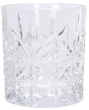 Set de 4 Vasos de Cristal con Capacidad de 230 ml Ø7,5x8cm
