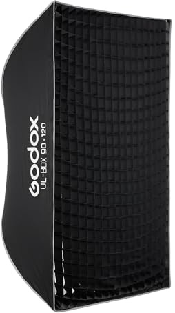 Godox UL-Box Quick Release Umbrella Softbox with Bowens Mount,Grid for Photography,Studio Photo MS200V MS300V SK400II (90x120cm)