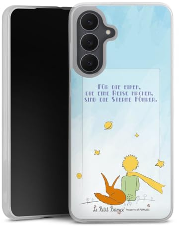 Slim Case extra dünn kompatibel mit Samsung Galaxy A17 Silikon Handyhülle transparent Hülle Der Kleine Prinz Kinderbuch Offizielles Lizenzprodukt