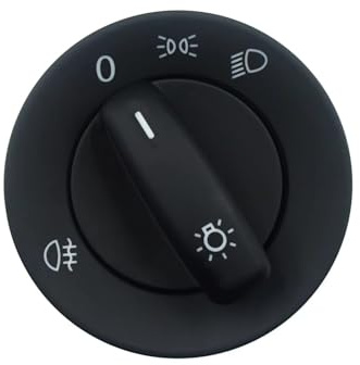 Auto Lichtschalter Kompatibel Mit VW Für Caddy 2004 2005 2006 2007 2008 Für Touran 2003 2004 2005 2006 Scheinwerfer-Steuerschalter OEM:1T0941431B