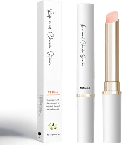 Colour Changing Lip Balm,Tinted Lip Balm,PH Lipstick Colour Changing,PH Adjusting Lipsticks Col-Our Cha-Nging,Moisturising Tinted Li-P Gloss For Women,Colored Cheeks Balm,Natural Glossy Finish(Pink)