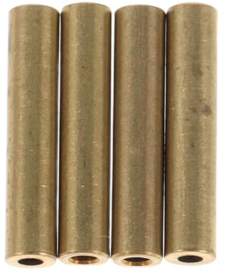 Didiseaon 4 Ressorts de Porte de Réfrigérateur Tubes Droits en Cuivre 3X15 MM Accessoires de Réparation pour Mécanisme à Ressort Kit de Raccords en Cuivre Compatibles Climatiseurs et