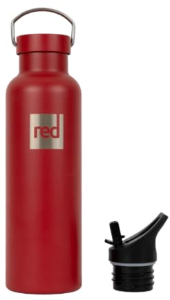 Red Original Leak-Proof Double Wall Insulated Marine-Grade Stainless Steel Hot Cold Water Bottle Thermos - 750ml - Siren Red