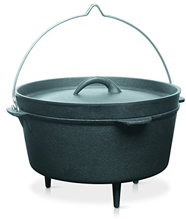 Barbecook Cacerola Olla de Hierro Fundido, Accesorio para Barbacoa de Madera, 3L