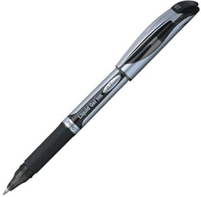 Pentel Geltintenroller Liquid Gel Ink Schwarz 0.35mm, PENBL57A, BLACK, 3 Stück
