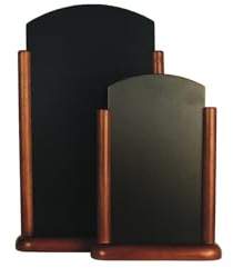 SECURIT - Kreidetafel - Holz - 150 x 210mm | Einfach zu reinigen - Robuste Verarbeitung