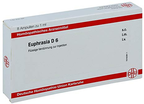 EUPHRASIA D 6 Ampullen 8X1 ml