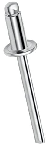irsa24 50 STK. Blindnieten Nieten Alu/Edelstahl A2 Flachkopf (4.8 x 14 mm)