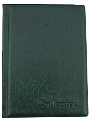 COLLECTOR - Münzalbum für 48 Große Münzen – Kompatibel mit Crown 5 £, 5 Euro €, 10€, 20€, 25€, 30€ und 50€ (Durchmesser 30-45 mm) Sammelalbum - Grün