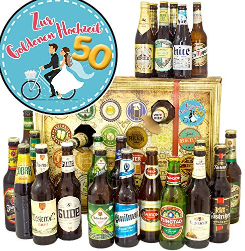 Zur Goldenen Hochzeit + Bieradventskalender 2024 2025 + Biere der Welt und Deutschland