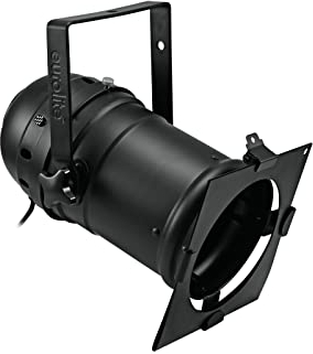 EUROLITE PAR-56 Spot Long mit Stecker sw | PAR-56-Scheinwerfergehäuse lang mit Stecker