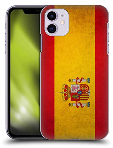 Head Case Designs Spain Spanish España Banderas Vintage Carcasa rígida Compatible con Apple iPhone 11