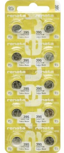 Renata 395.MP-E Knopfzelle 395 Silberoxid 55 mAh 1.55V 10St.