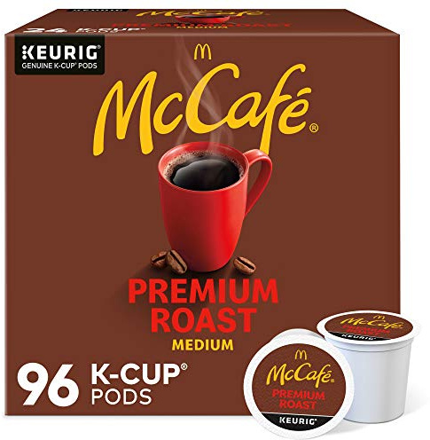 McCafe Premium Roast Coffee, Keurig Single Serve K-Cup Pods, Medium Roast, 96 Count