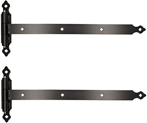 KOTARBAU® Bisagra de Carga de 800 mm, 2 Unidades, Placa de 255 mm, Rodamiento de Bolas, Para Puerta de Jardín