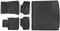 J&J AUTOMOTIVE | Allwetter TPE Gummimatten + Kofferraumwanne Set Für X1 E84 2009-2015, Antirutsch, Passgenau, Rand 2-4cm, Schwarz