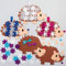 Baker Ross AX460 Hedgehog Christmas Tree Decoration Kits - Pack of 5, Creative Xmas Art and Craft Supplies for Kids to Make and Decorate