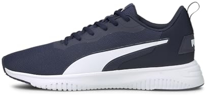 PUMA Unisex Flyer Flex Laufschuh, Blue Peacoat White, 44.5 EU
