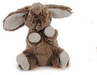 Euro Souvenirs Plüsch Kuschel-Hase ca 15x10x10 cm braun Plüschhase Kuscheltier