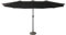 Parasol de Jardin Double 2,7x4,6m LINAI Noir en Acier.