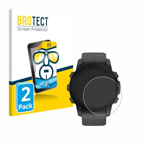 BROTECT (2 Stück Schutzfolie für Garmin Descent G1 Displayschutz Folie Ultra-Klar