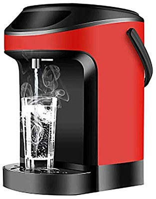 Household Mini 2.5L Instant Hot Water Dispenser 2200W Desktop Electric Auto Hot Water Dispenser Boil Water in 5 Seconds Suitable for Home and Office (Color : Red) (White) (Red)