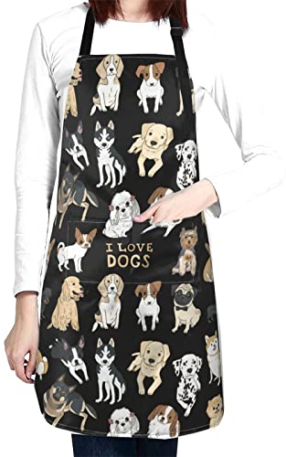 Fellpflegeschürze für Hunde, Dog01, Large